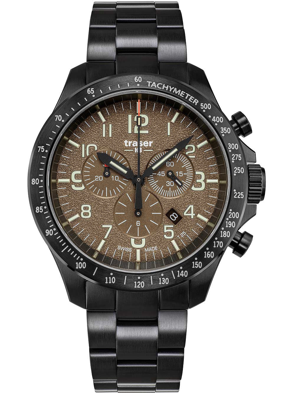 Traser H3 109460 P67 Officer chrono khaki steel 46mm