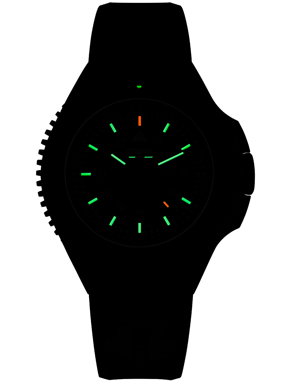 Traser H3 109859 P69 Svart-Stealth Grön 46mm