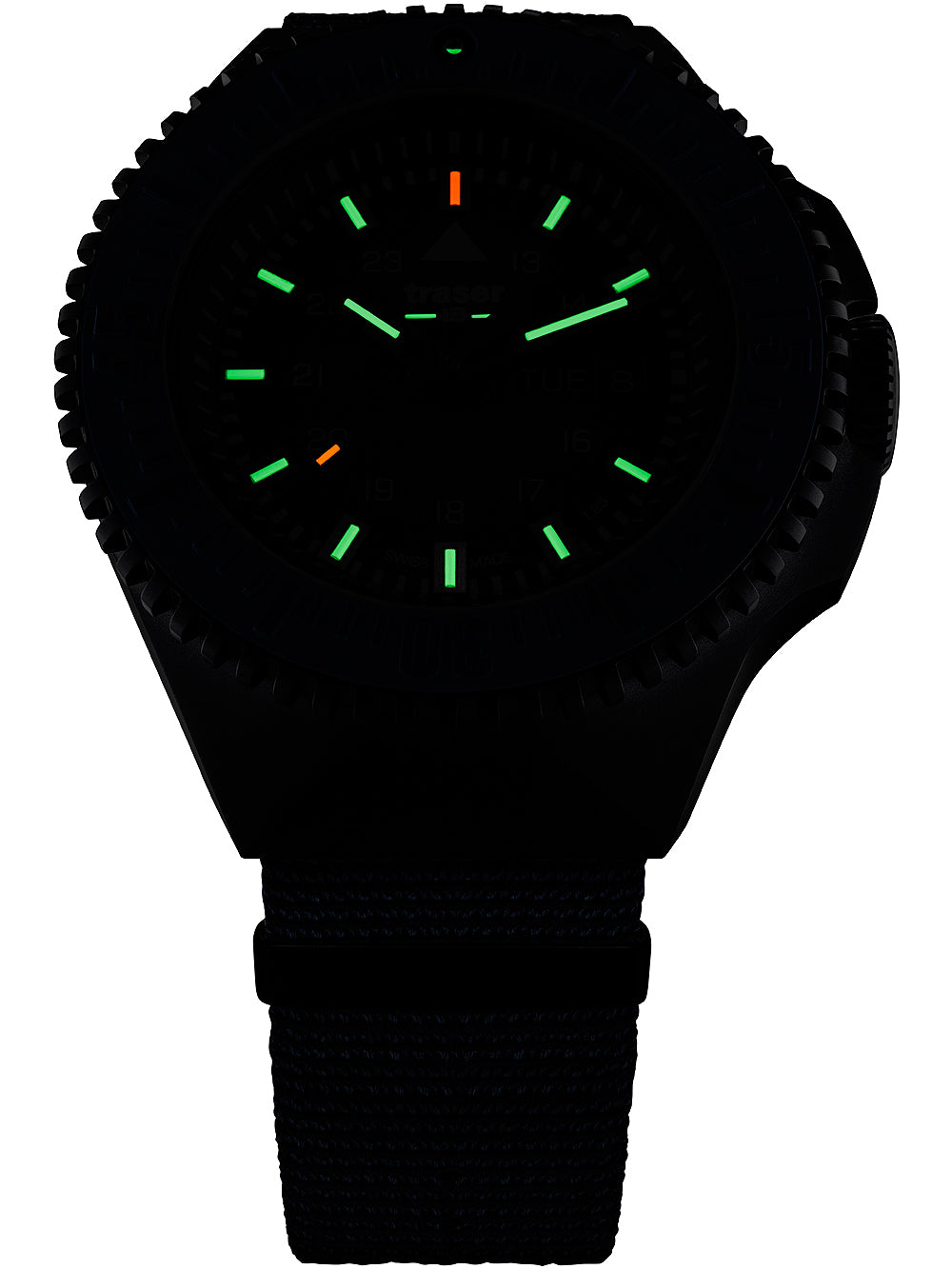 Traser H3 109856 P69 Svart-Stealth Blå 46mm