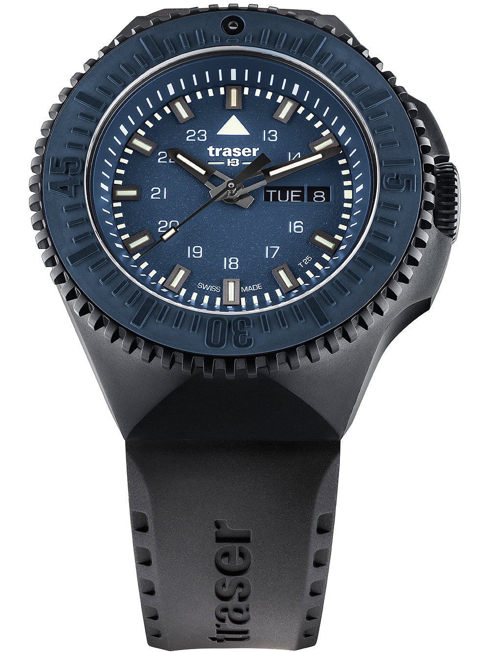 Traser H3 109857 P69 Svart-Stealth Blå 46mm