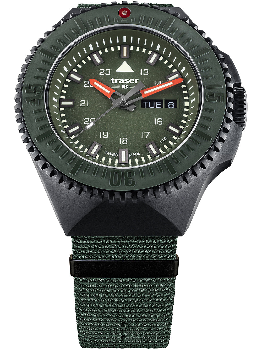 Traser H3 109858 P69 Svart-Stealth Grön 46mm