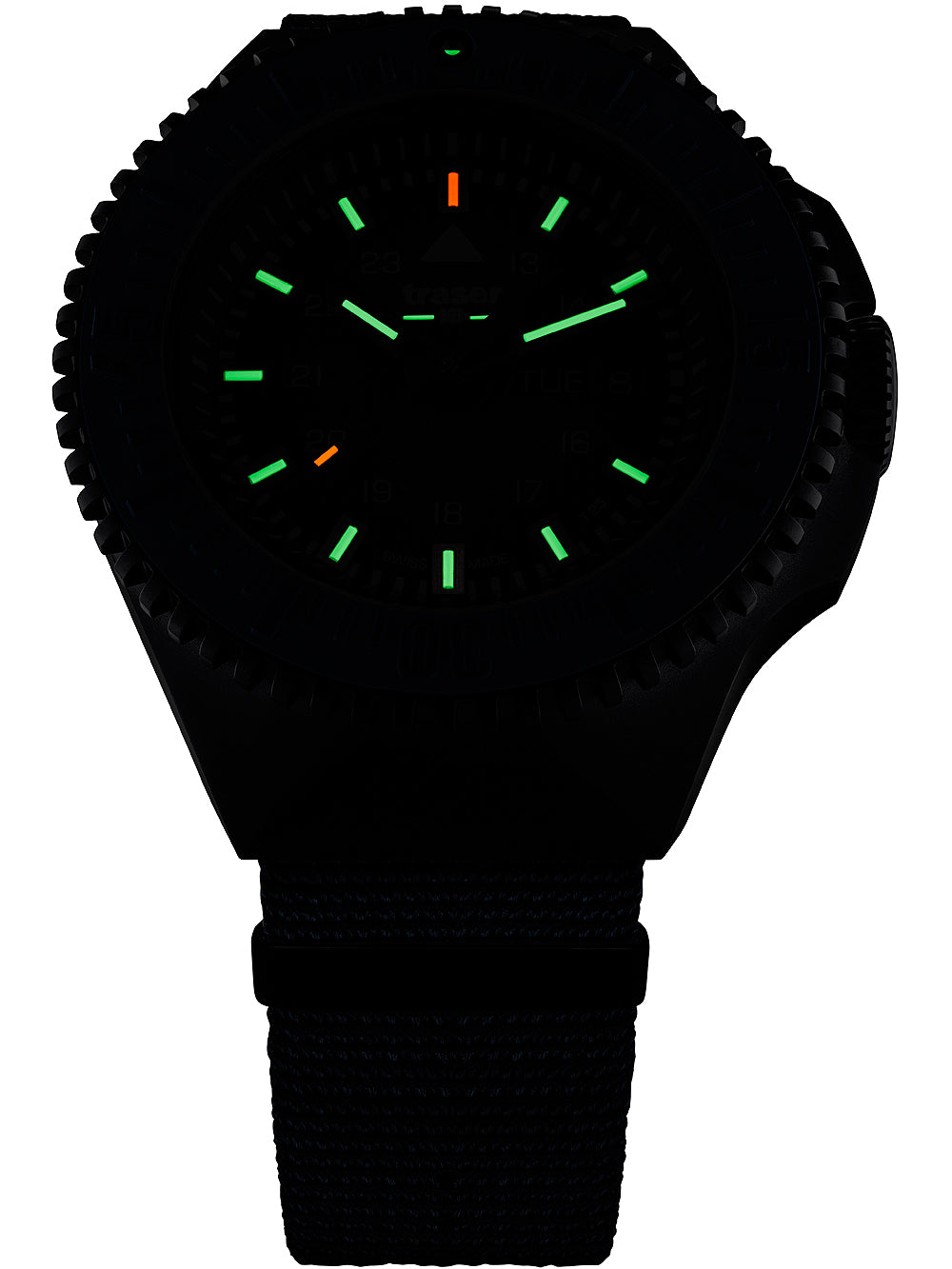 Traser H3 109858 P69 Svart-Stealth Grön 46mm