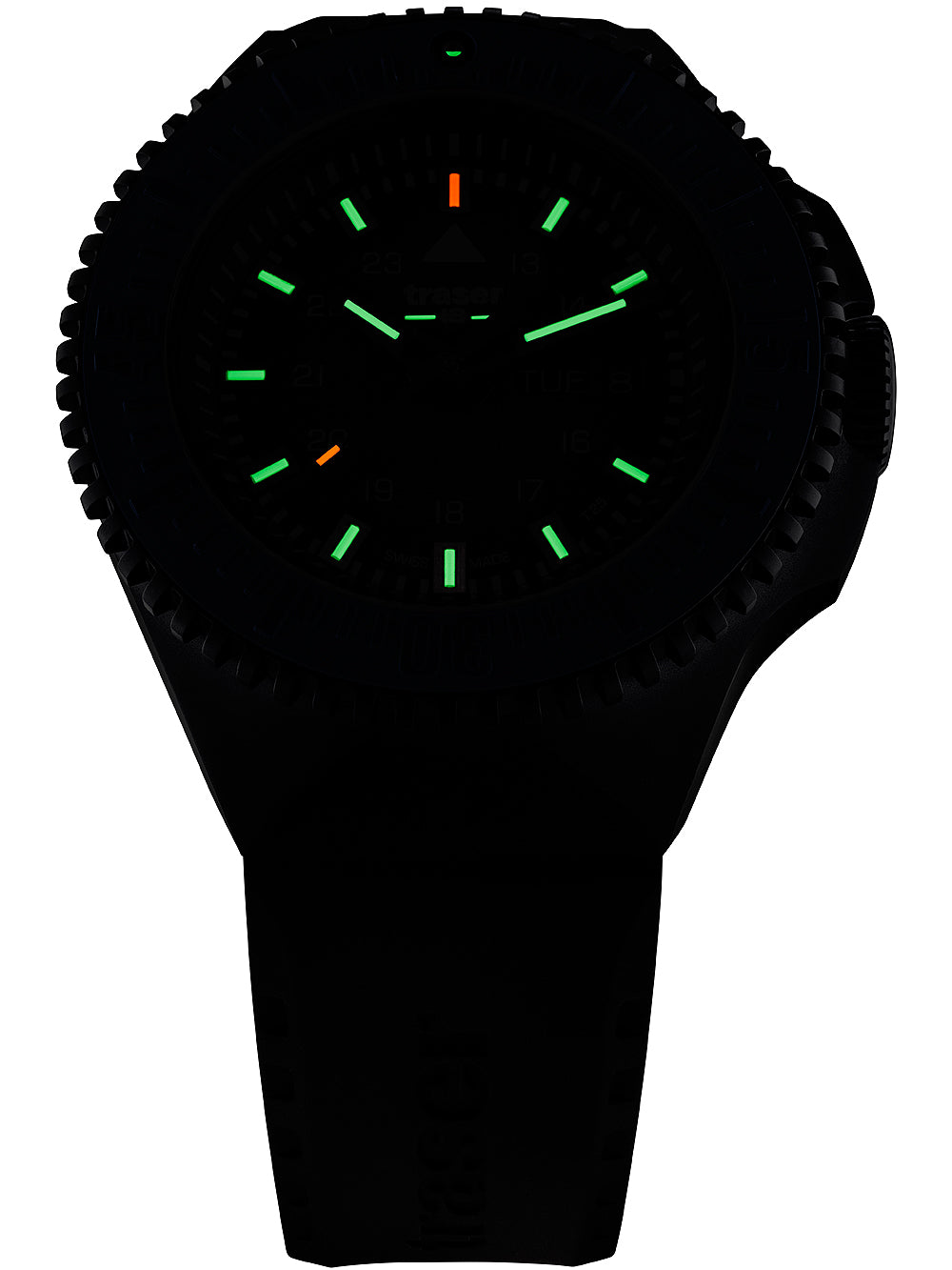 Traser H3 109859 P69 Svart-Stealth Grön 46mm