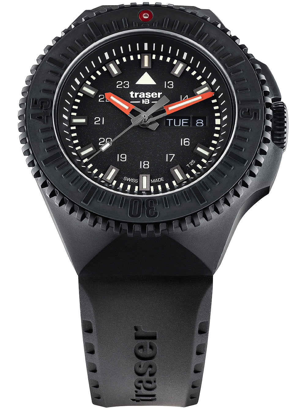 Traser H3 109855 P69 Svart-Stealth Svart 46mm