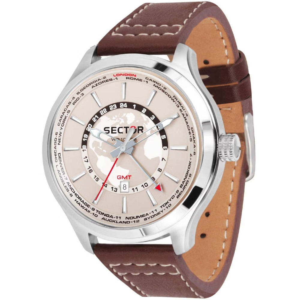 Sector R3251504001 Traveller GMT 48mm