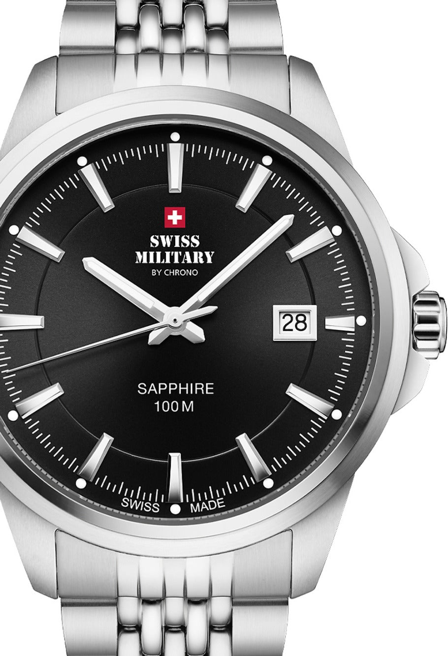 Swiss Military SM34104.01 Classic Sapphire Glas 40mm