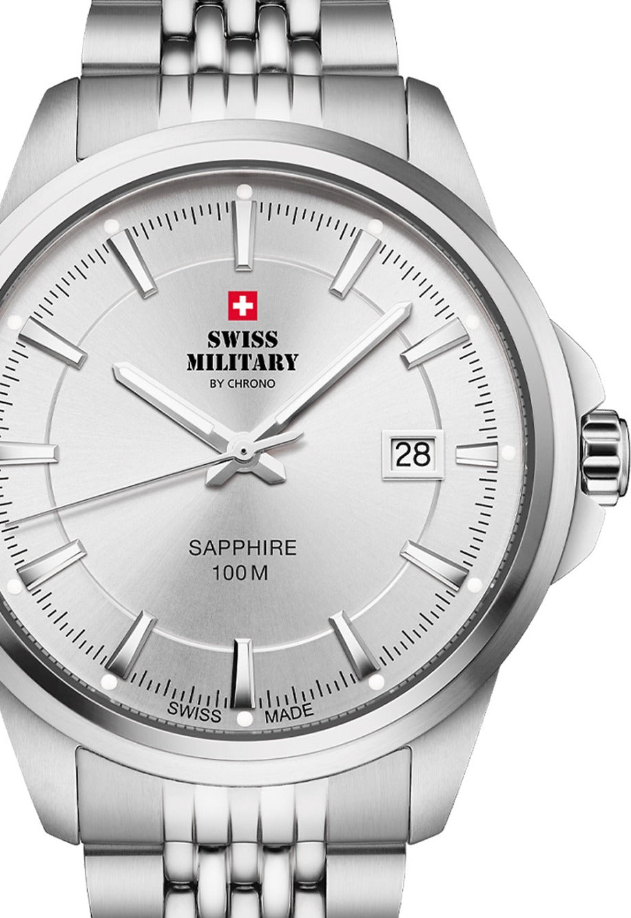 Swiss Military SM34104.02 Classic Sapphire Glas 40mm