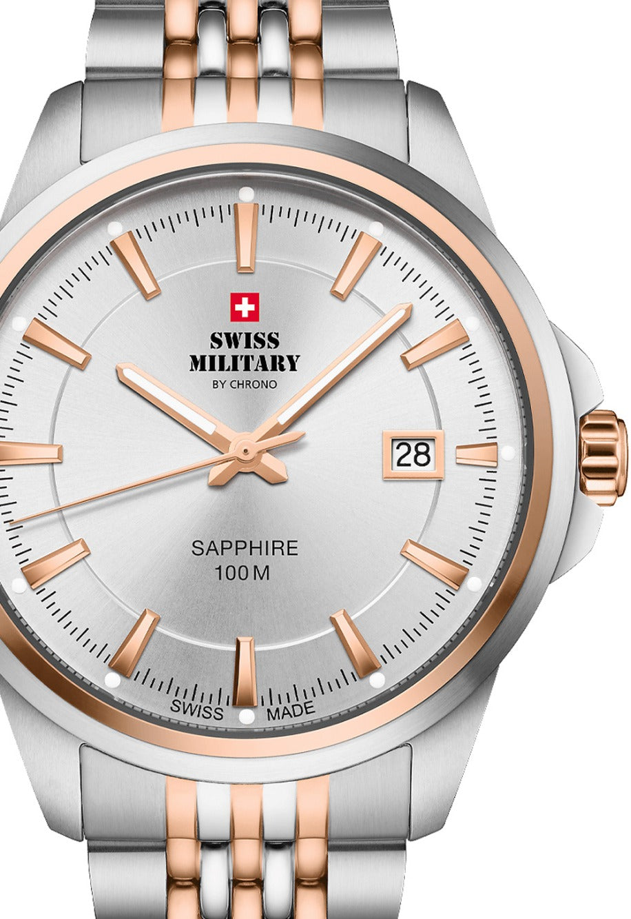 Swiss Military SM34104.07 Classic Sapphire Glas 40mm