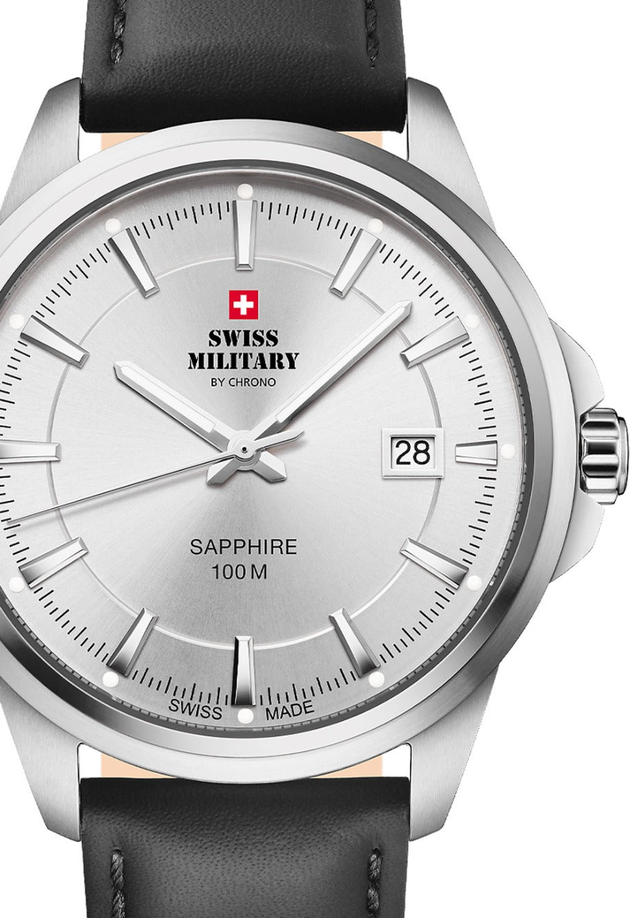 Swiss Military SM34104.09 Classic Sapphire Glas 40mm