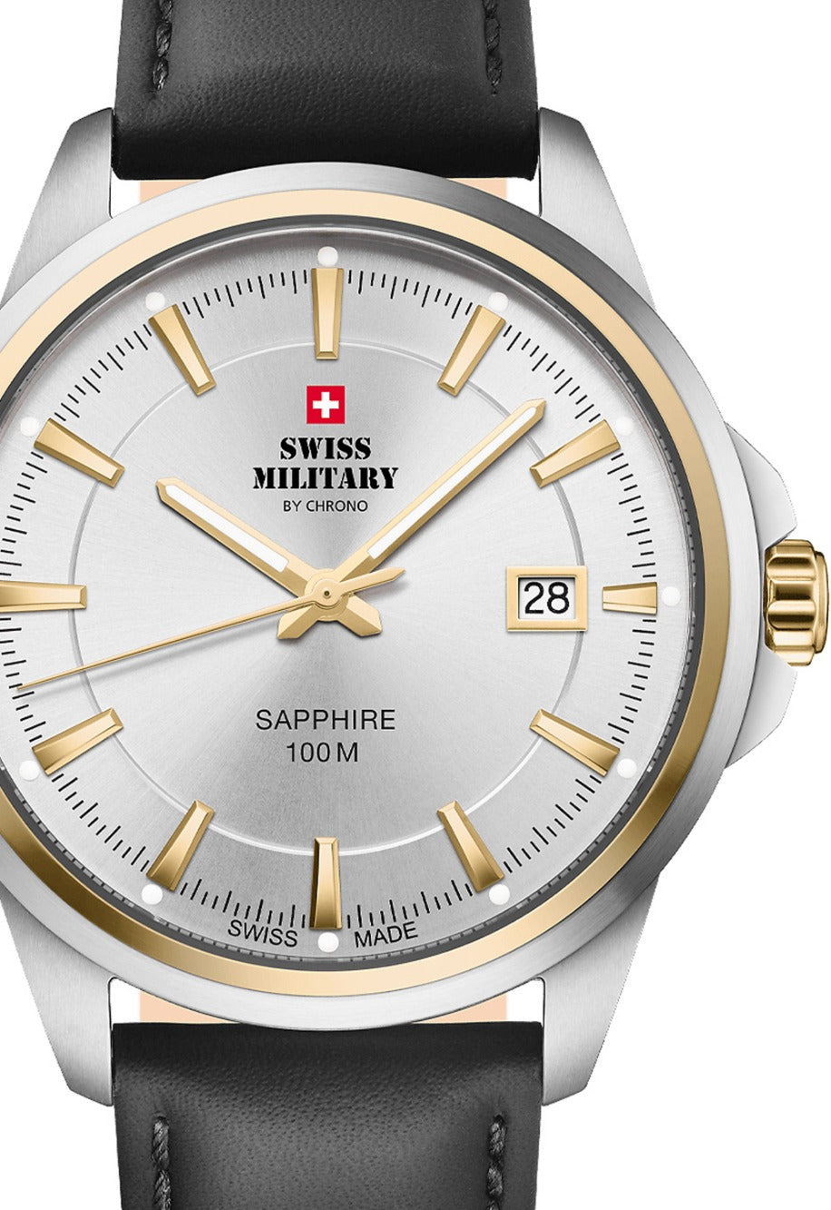 Swiss Military SM34104.11 Classic Sapphire Glas 40mm