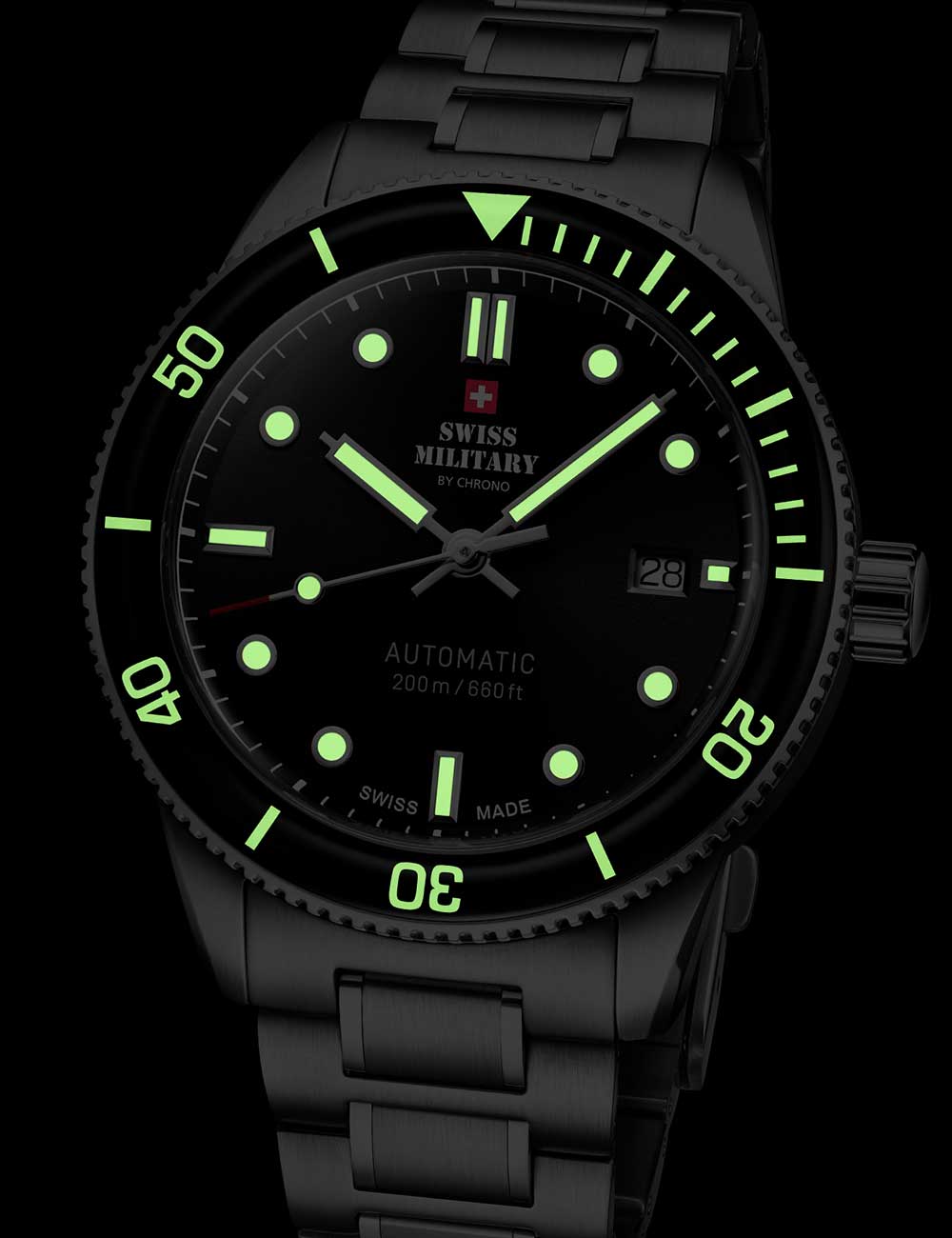 Swiss Military SMA34106.04 Automatisk Diver 42mm