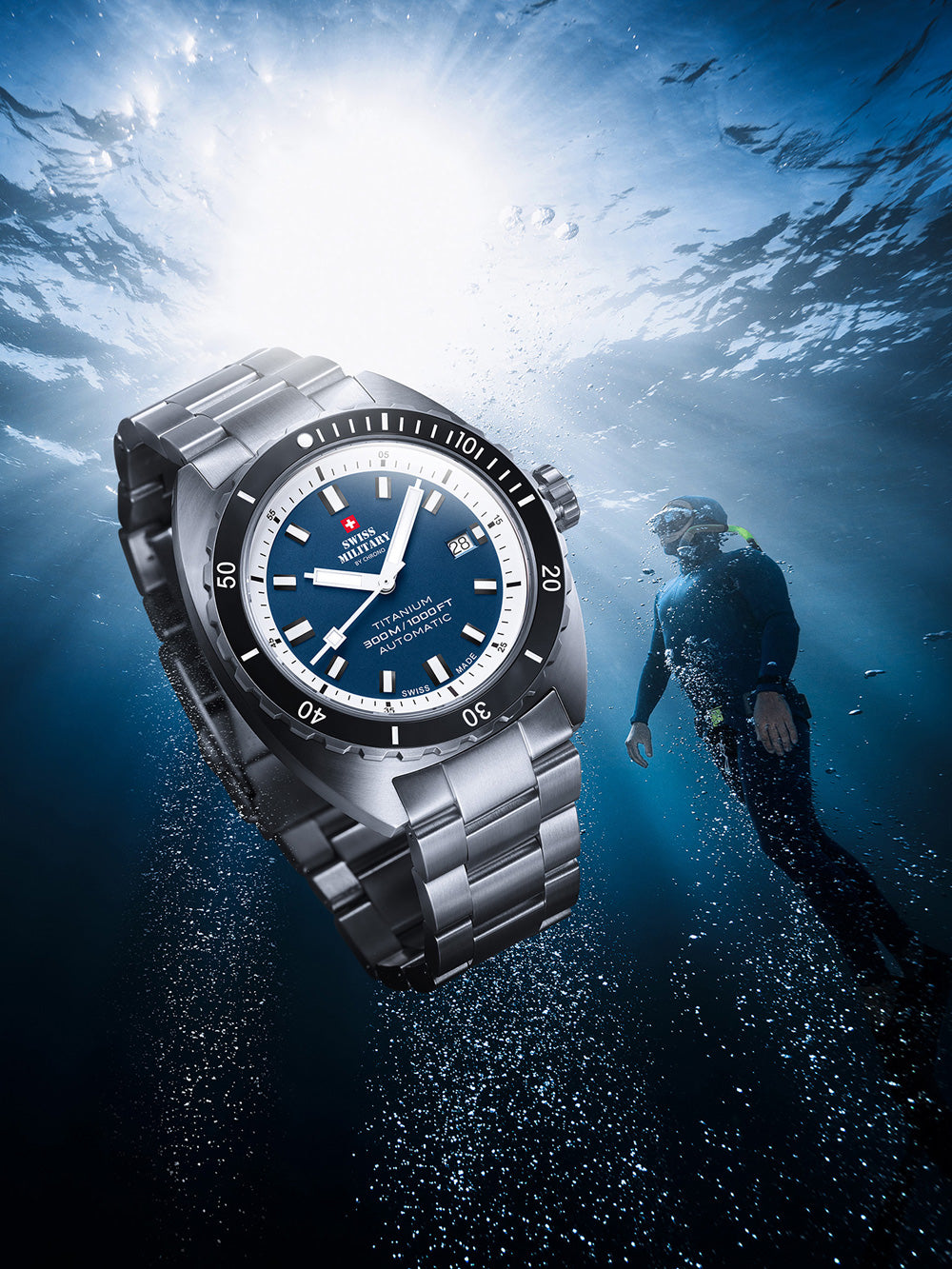 Swiss Military SMA34100.03 Diver Titan Automatisk 42mm