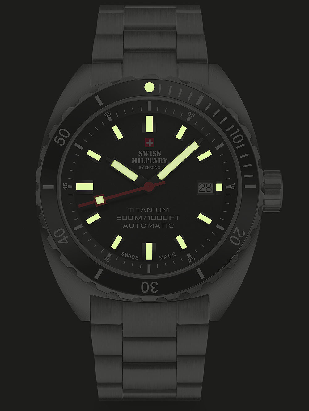 Swiss Military SMA34100.01 Diver Titan Automatisk 42mm