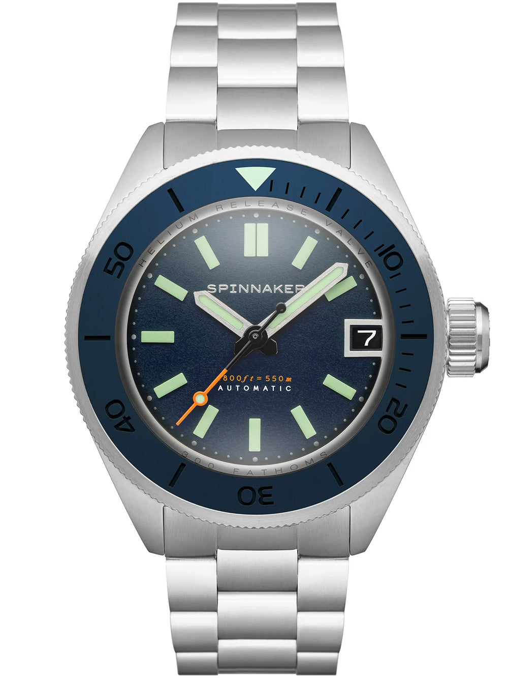 Spinnaker SP-5098-22 Picard Dark Cerulean Automatisk Diver 45mm