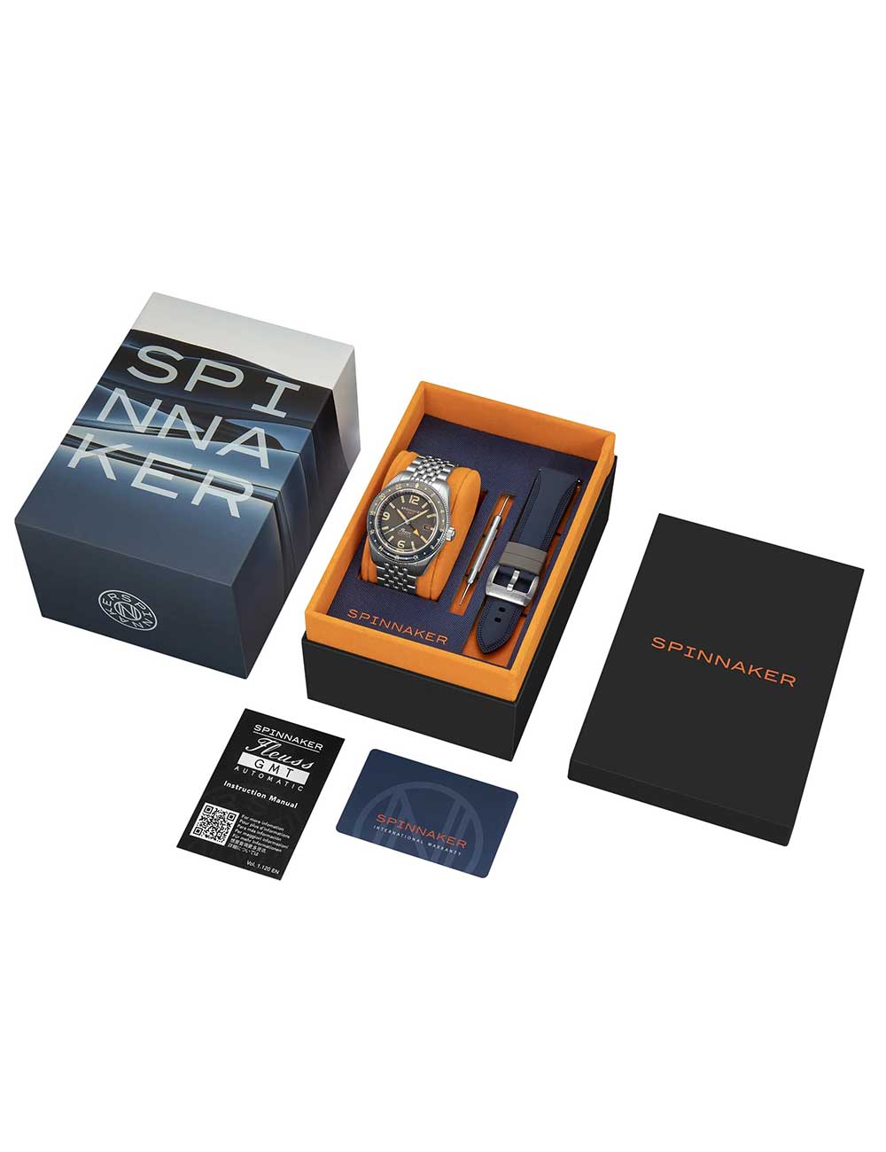 Spinnaker SP-5120-11 Fleuss GMT Automatisk Set 43mm