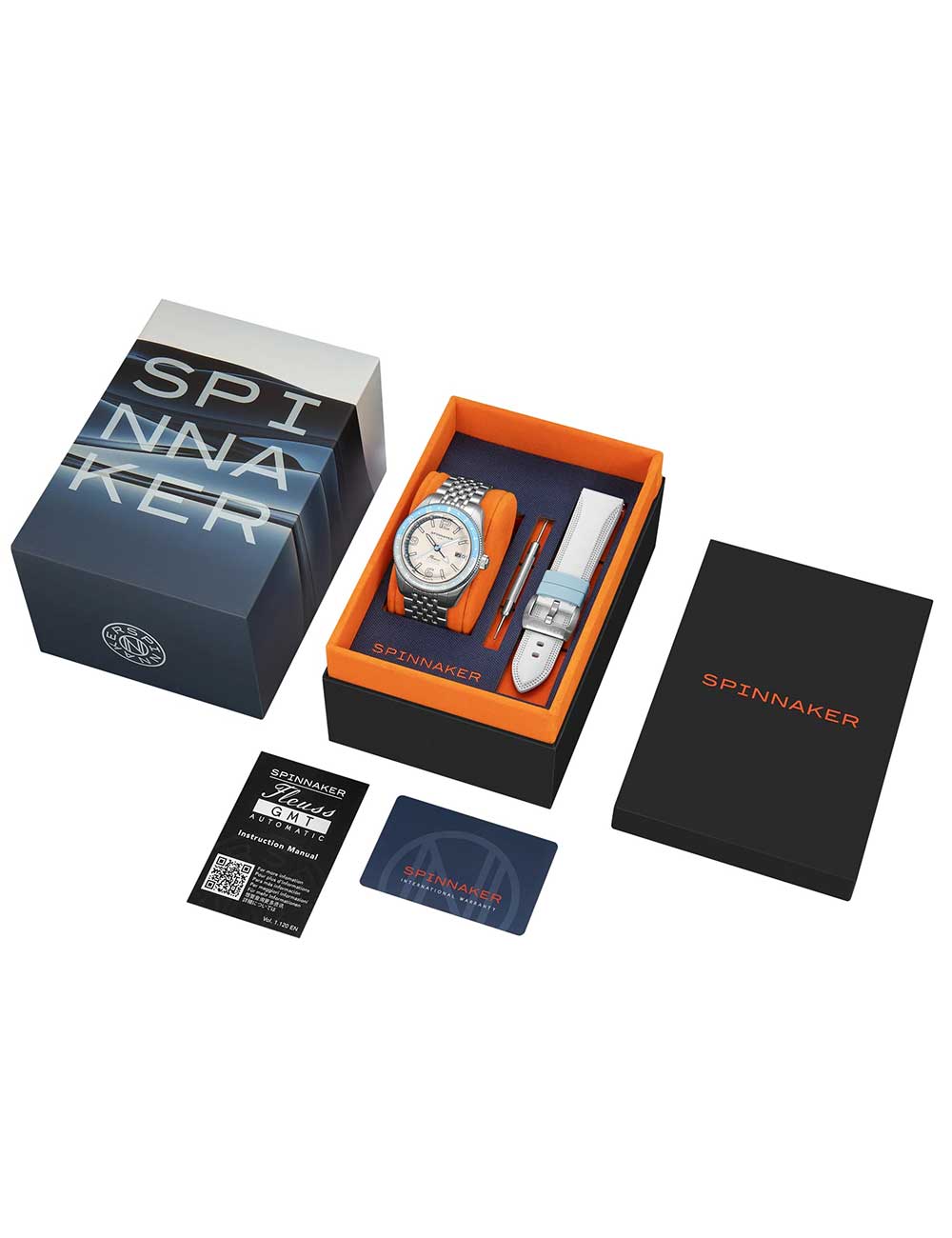 Spinnaker SP-5120-22 Fleuss GMT Automatisk Set 43mm