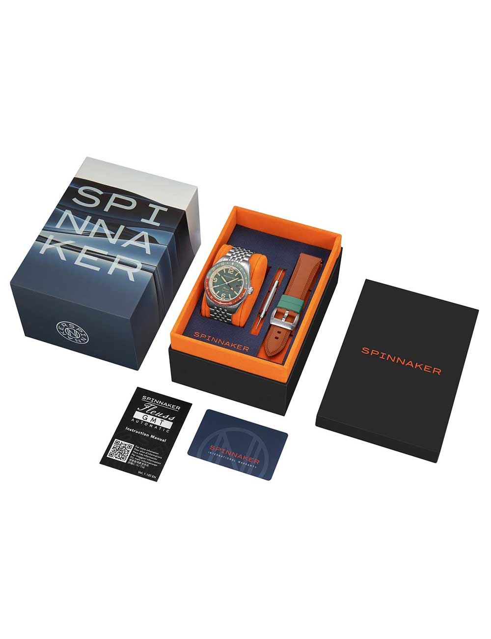 Spinnaker SP-5120-33 Fleuss GMT Automatisk Set 43mm