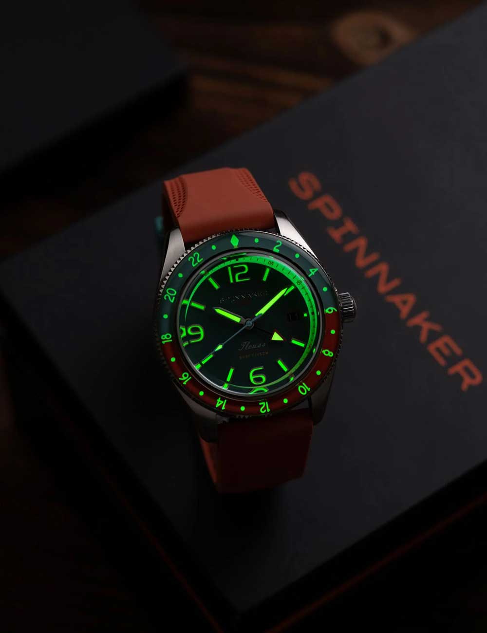 Spinnaker SP-5120-33 Fleuss GMT Automatisk Set 43mm