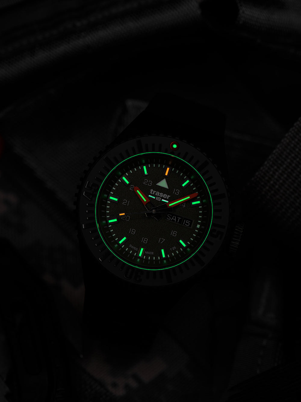 Traser H3 109859 P69 Svart-Stealth Grön 46mm